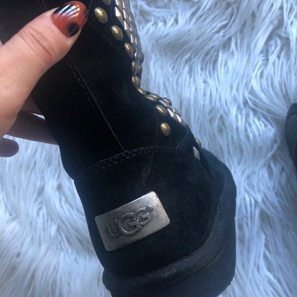 Avondale Studded Suede Midcalf Ugg Boots - Picture 4 of 5